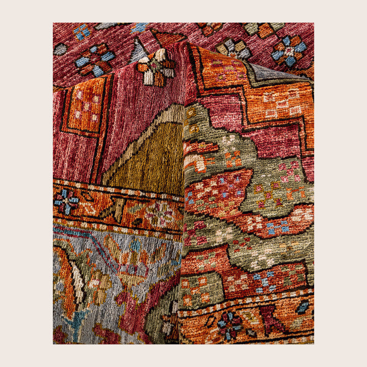 Image for Pink Soluna Traditional Wool Rug - 8' x 10'