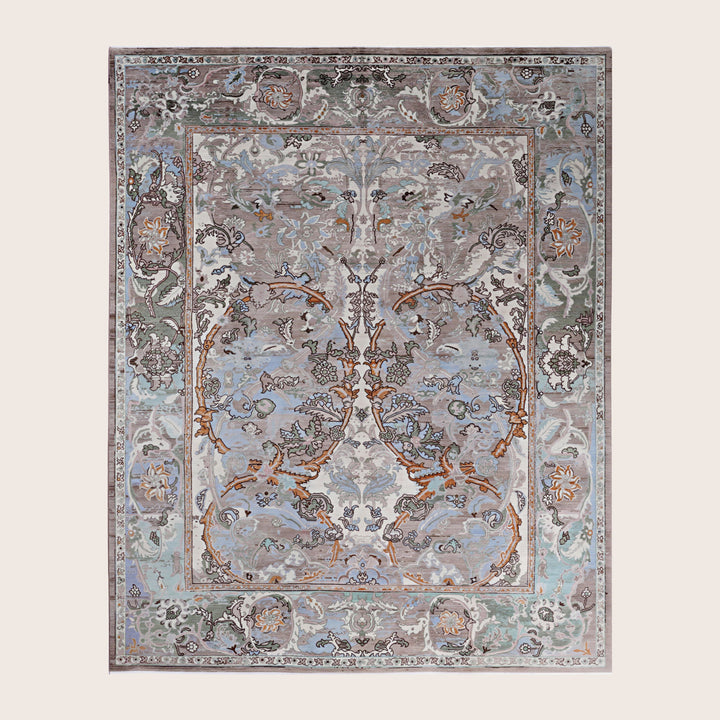 Image for Brown Soluna Traditional Wool Rug - 8'1" x 10'