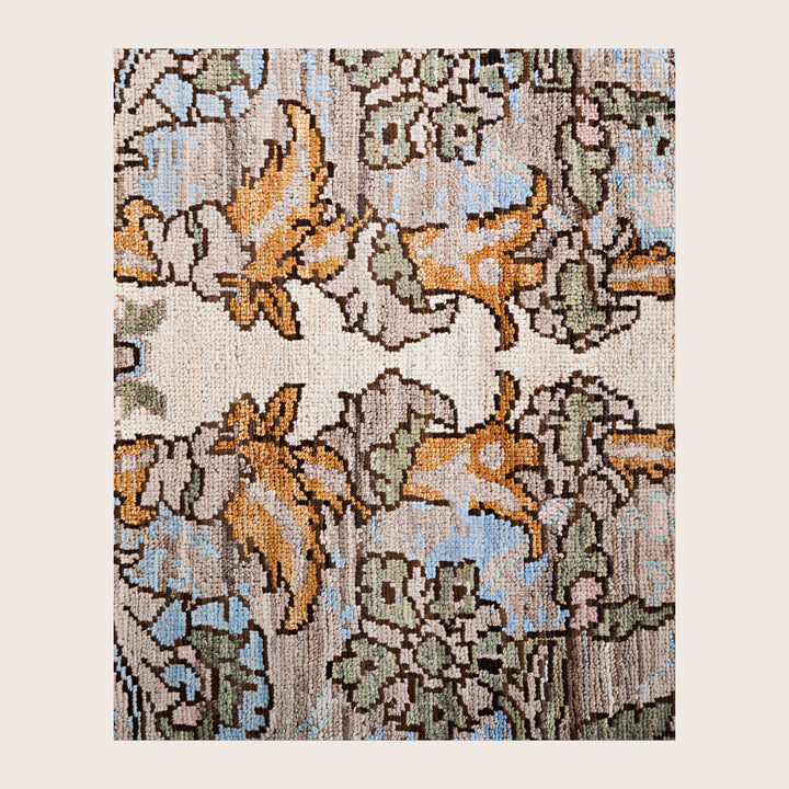 Image for Brown Soluna Traditional Wool Rug - 8'1" x 10'
