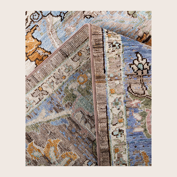 Image for Brown Soluna Traditional Wool Rug - 8'1" x 10'