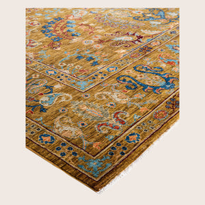 Image for Yellow Soluna Traditional Wool Rug - 8' x 10'1" - hover