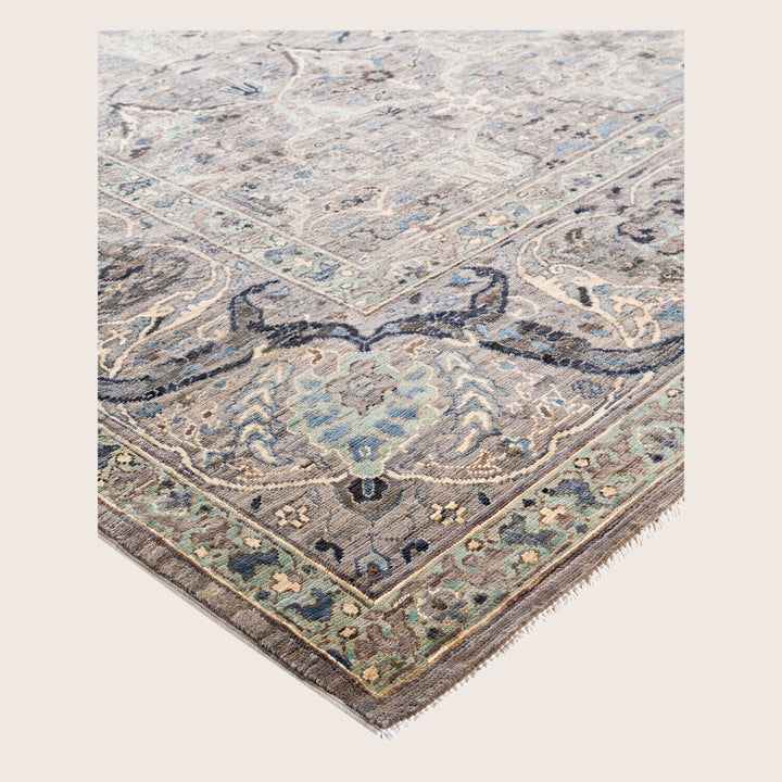 Image for Grey Soluna Traditional Wool Rug - 8'3" x 10'