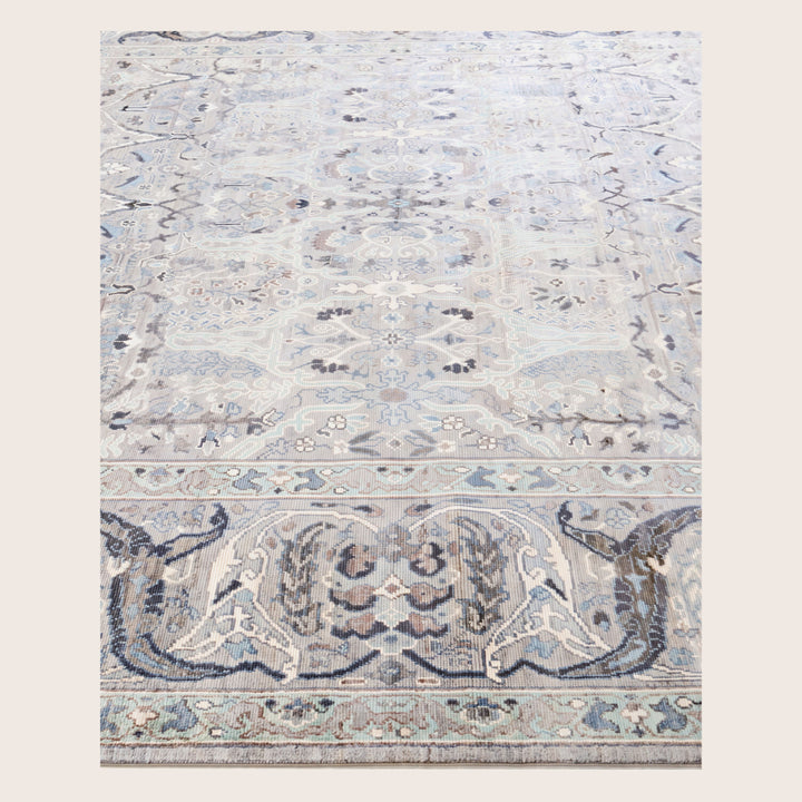 Image for Grey Soluna Traditional Wool Rug - 8'3" x 10'