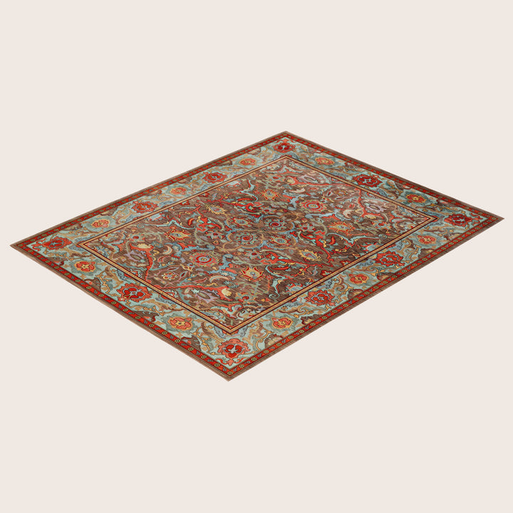 Image for Brown Soluna Traditional Wool Rug - 7'11" x 9'1
