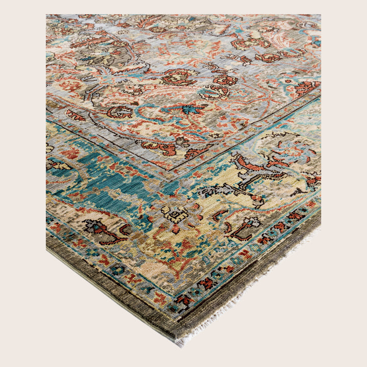 Image for Green Soluna Traditional Wool Rug - 6' x 9'