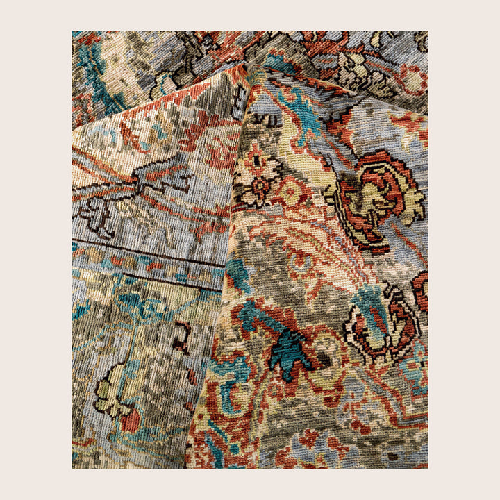Image for Green Soluna Traditional Wool Rug - 6' x 9'