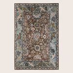 Image for Brown Soluna Traditional Wool Rug - 6' x 8'11"