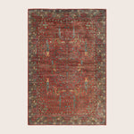 Image for Red Soluna Traditional Wool Rug - 6' x 9'
