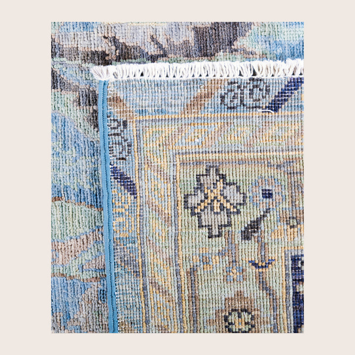Image for Blue Soluna Traditional Wool Rug - 6' x 9'