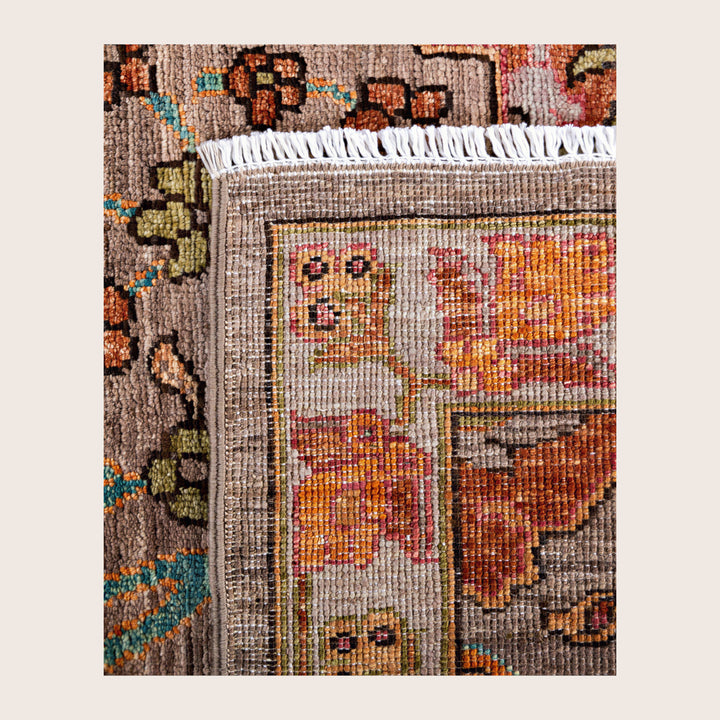 Image for Brown Soluna Traditional Wool Rug - 6'1" x 9'2"
