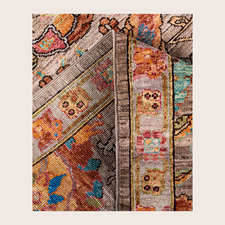 Image for Brown Soluna Traditional Wool Rug - 6'1" x 9'2"
