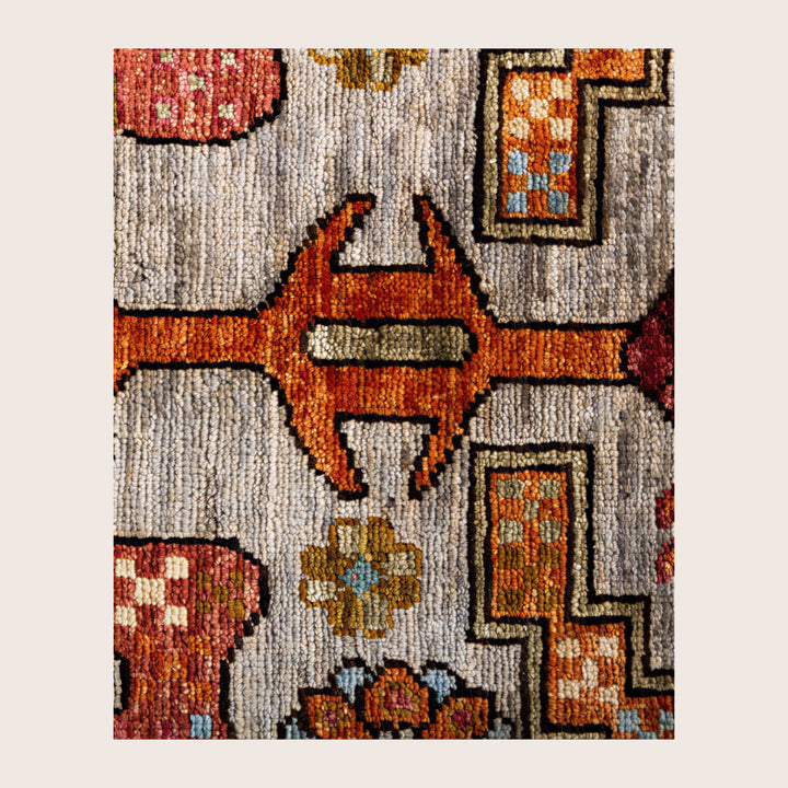 Image for Pink Soluna Traditional Wool Rug - 6' x 8'9"