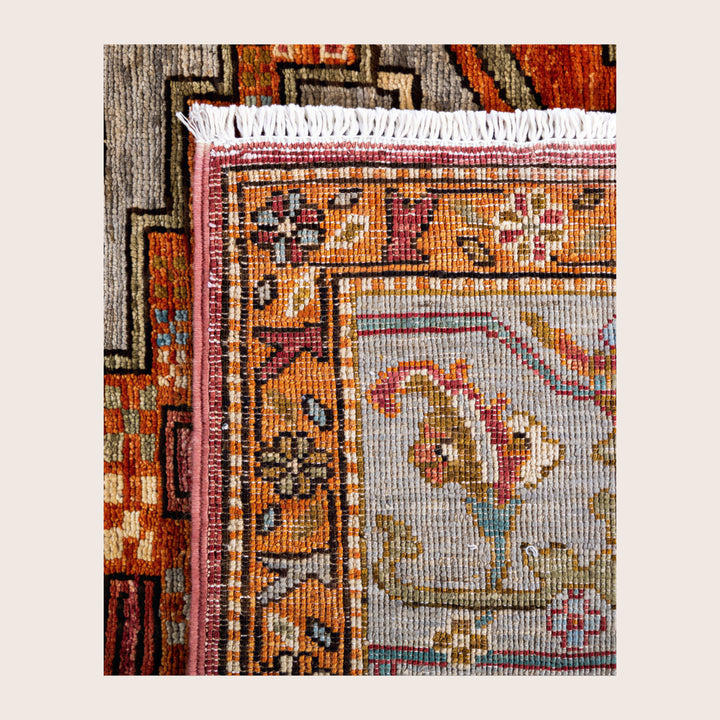 Image for Pink Soluna Traditional Wool Rug - 6' x 8'9"