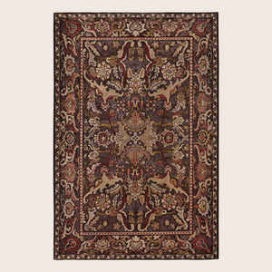 Image for Brown Soluna Traditional Wool Rug - 6' x 9'