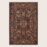 Image for Brown Soluna Traditional Wool Rug - 6' x 9'