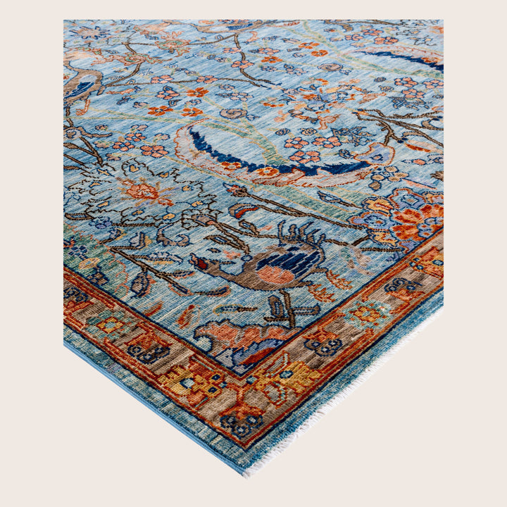 Image for Blue Soluna Traditional Wool Rug - 5'11" x 8'11"