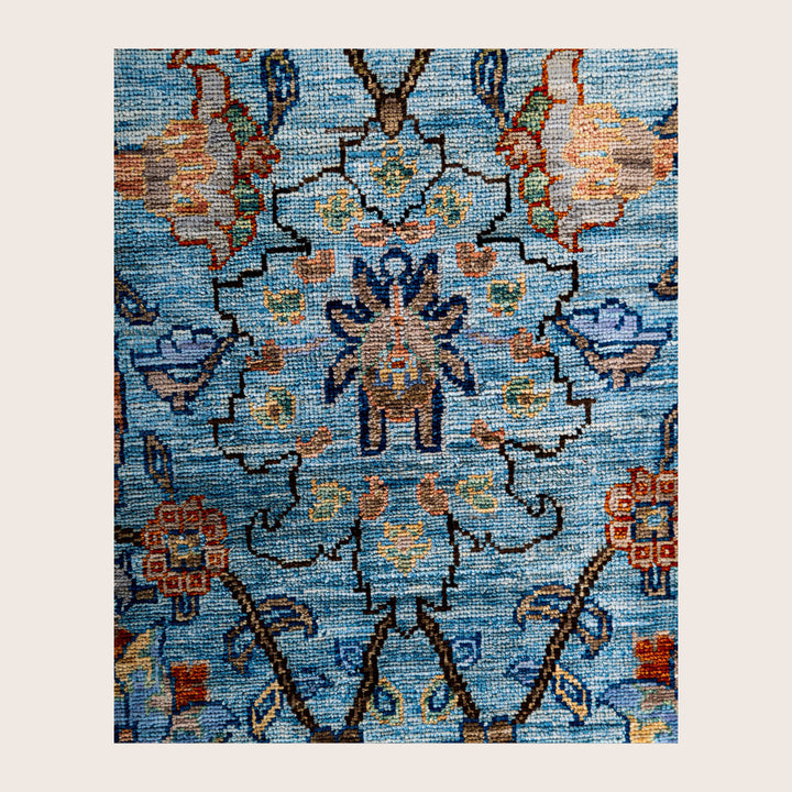Image for Blue Soluna Traditional Wool Rug - 5'11" x 8'11"