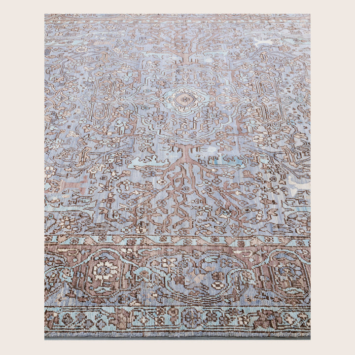 Image for Grey Soluna Traditional Wool Rug - 6'3" x 8'1