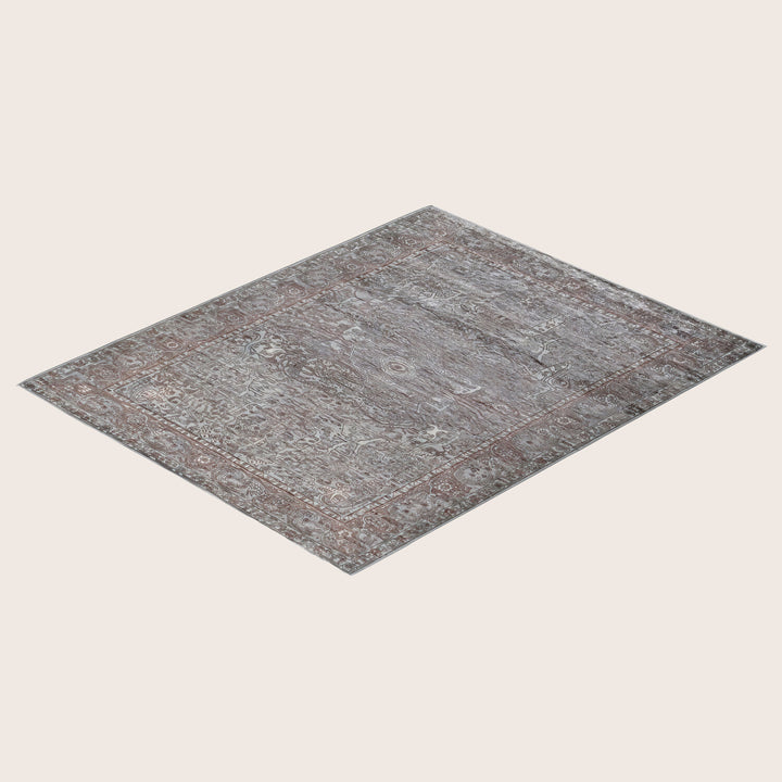 Image for Grey Soluna Traditional Wool Rug - 6'3" x 8'1