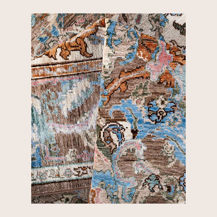 Image for Brown Soluna Traditional Wool Rug - 6'3" x 8'9"