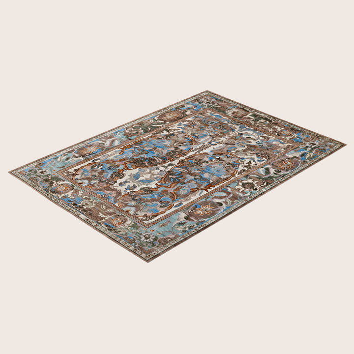 Image for Brown Soluna Traditional Wool Rug - 6'3" x 8'9"