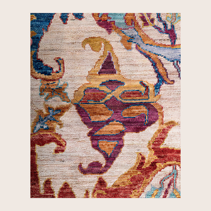Image for Beige Soluna Traditional Wool Rug - 5'11" x 8'11"