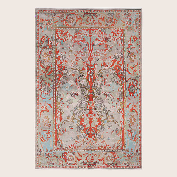 Image for Brown Soluna Traditional Wool Rug - 5'9" x 8'6"