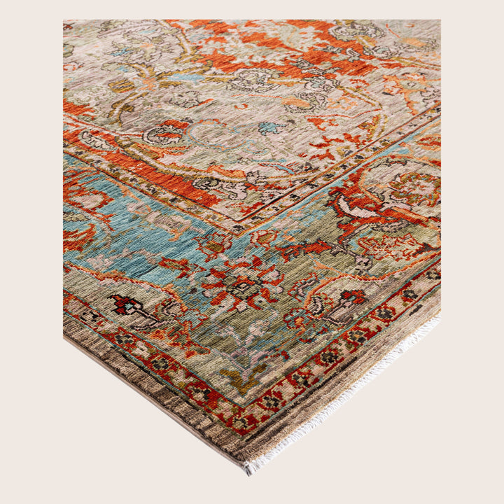 Image for Brown Soluna Traditional Wool Rug - 5'9" x 8'6"