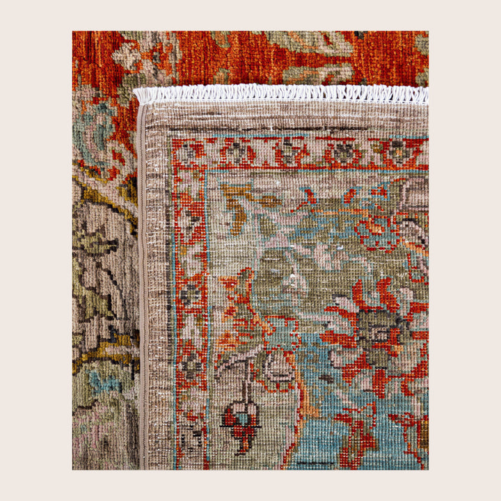 Image for Brown Soluna Traditional Wool Rug - 5'9" x 8'6"