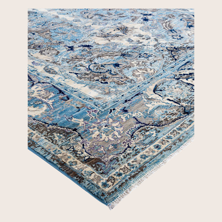Image for Blue Soluna Traditional Wool Rug - 5'1 x 8'9"