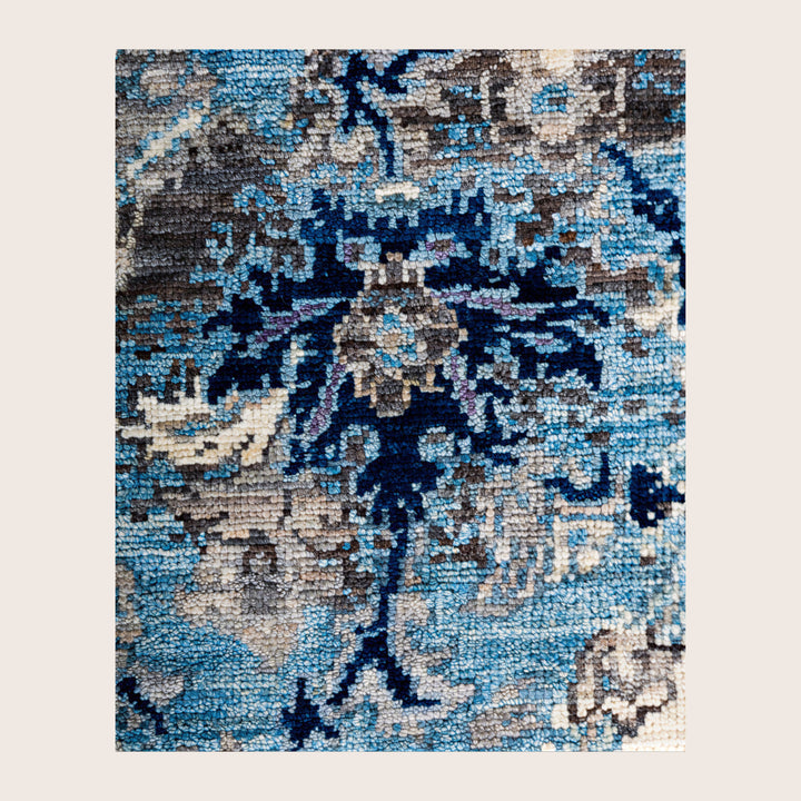Image for Blue Soluna Traditional Wool Rug - 5'1 x 8'9"