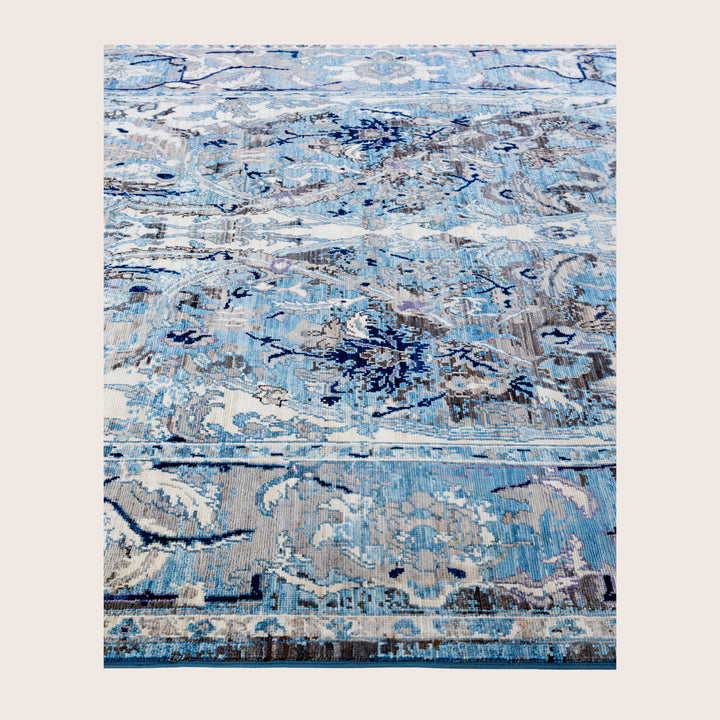 Image for Blue Soluna Traditional Wool Rug - 5'1 x 8'9"