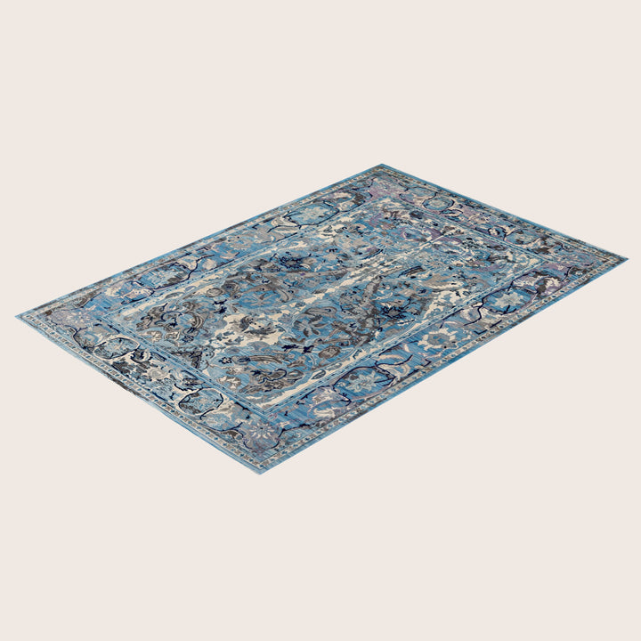 Image for Blue Soluna Traditional Wool Rug - 5'1 x 8'9"