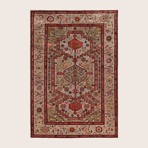 Image for Brown Soluna Traditional Wool Rug - 6' x 8'1