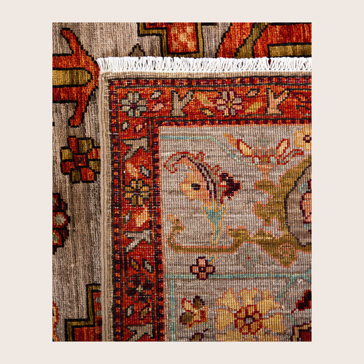 Image for Brown Soluna Traditional Wool Rug - 6' x 8'1