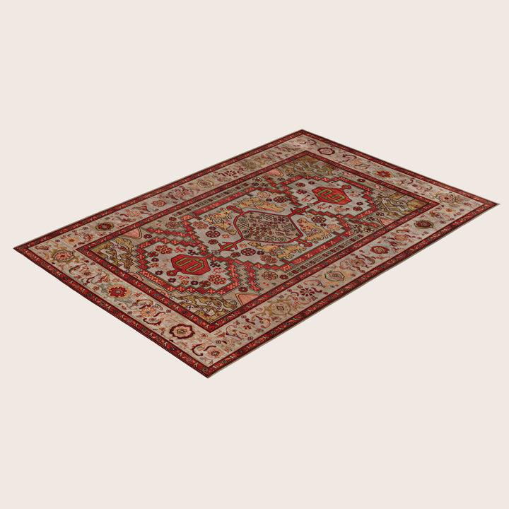 Image for Brown Soluna Traditional Wool Rug - 6' x 8'1