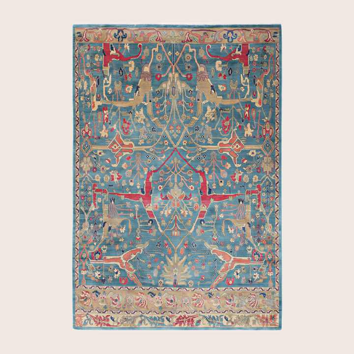 Image for Green Soluna Traditional Wool Rug - 6' x 8'1