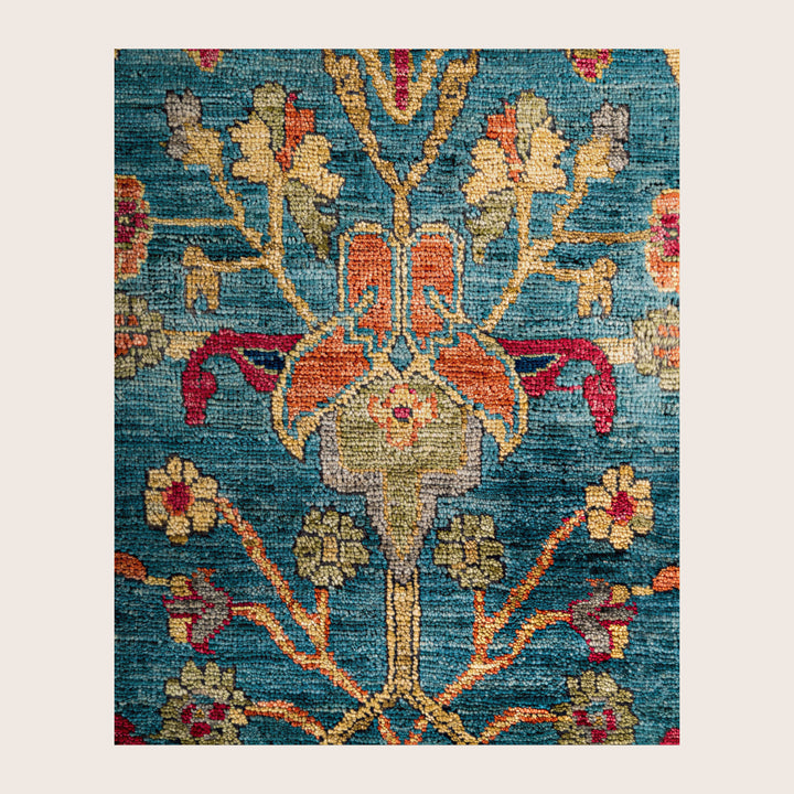 Image for Green Soluna Traditional Wool Rug - 6' x 8'1