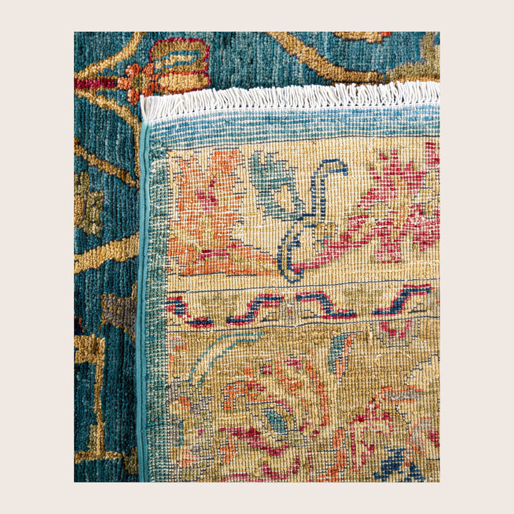 Image for Green Soluna Traditional Wool Rug - 6' x 8'1