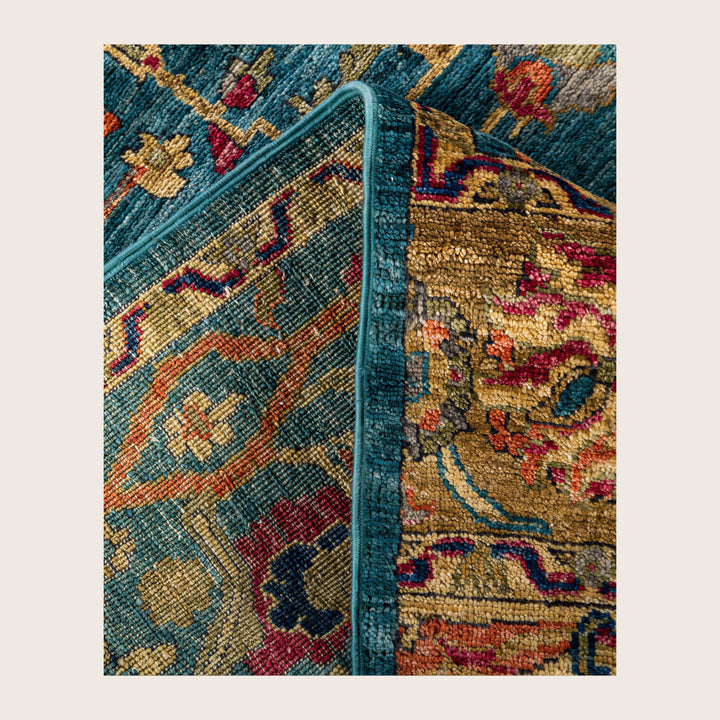 Image for Green Soluna Traditional Wool Rug - 6' x 8'1