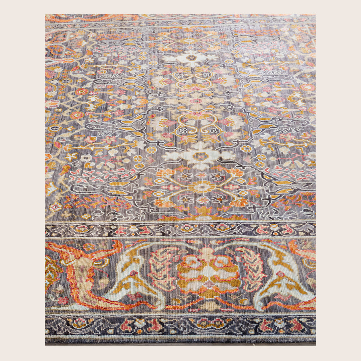 Image for Grey Soluna Traditional Wool Rug - 6'2" x 9'