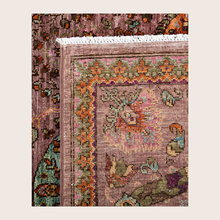 Image for Purple Soluna Traditional Wool Rug - 6'2" x 8'1