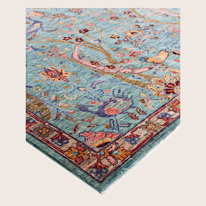 Image for Green Soluna Traditional Wool Rug - 6' x 8'1