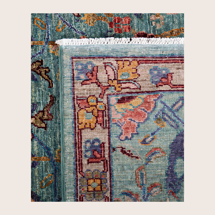 Image for Green Soluna Traditional Wool Rug - 6' x 8'1