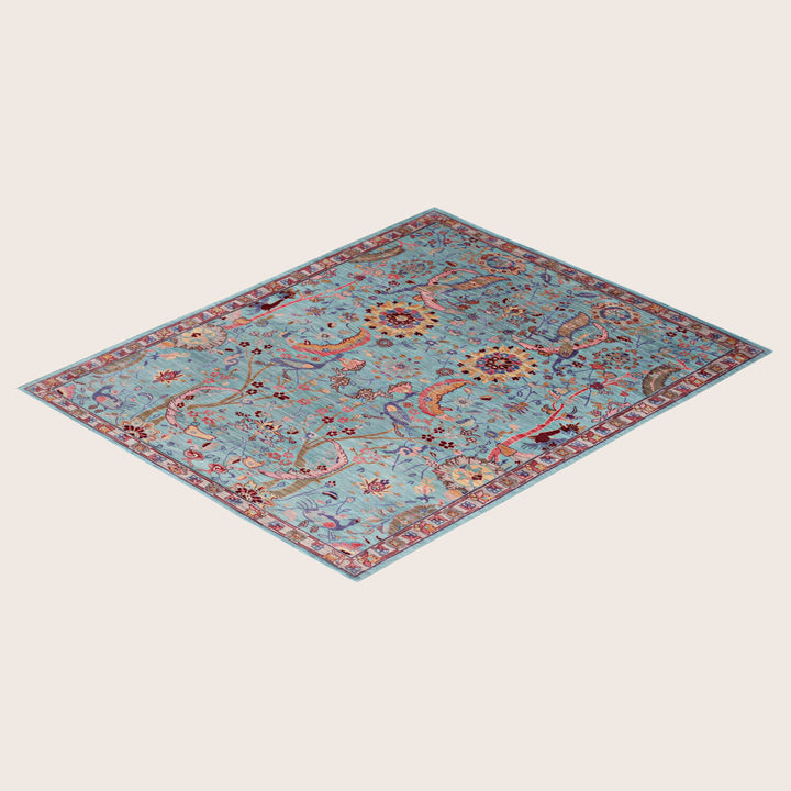 Image for Green Soluna Traditional Wool Rug - 6' x 8'1