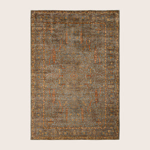 Image for Green Soluna Traditional Wool Rug - 6'1" x 8'1