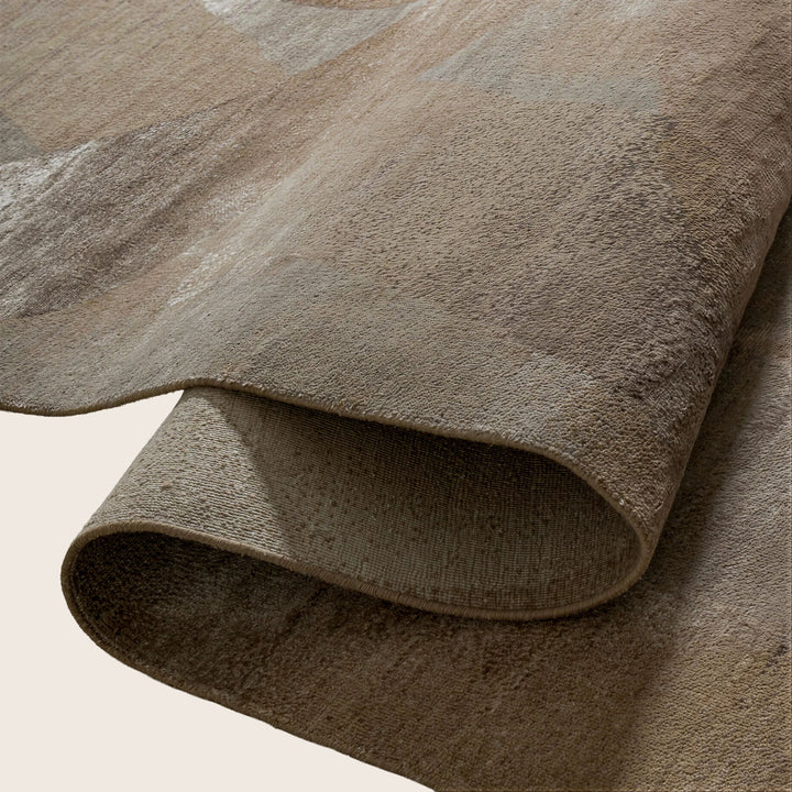 Image for Contemporary Silk Wool Blend Rug - 10' x 14'