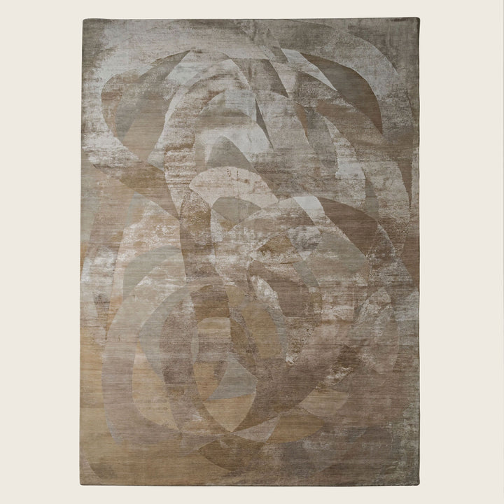Image for Contemporary Silk Wool Blend Rug - 10' x 14'