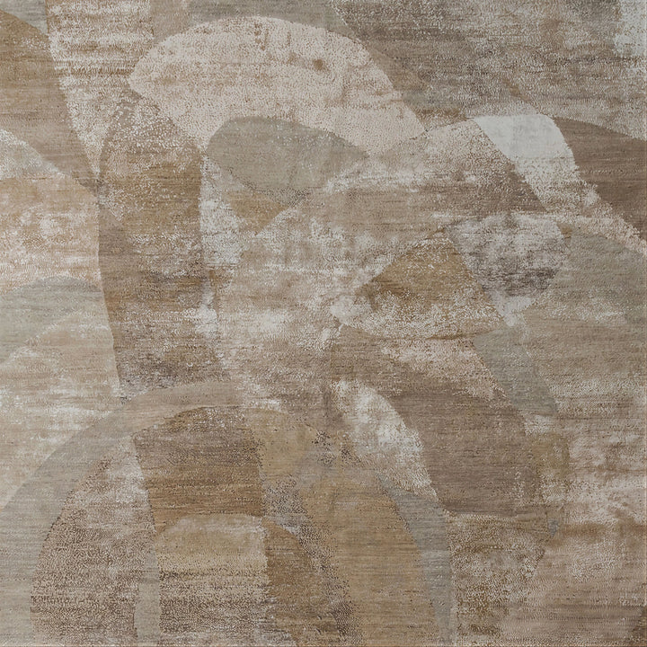 Image for Contemporary Silk Wool Blend Rug - 10' x 14'