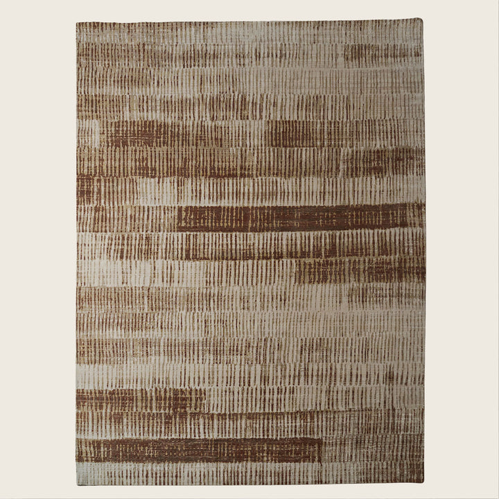 Image for Contemporary Silk Wool Blend Rug - 9' x 12'